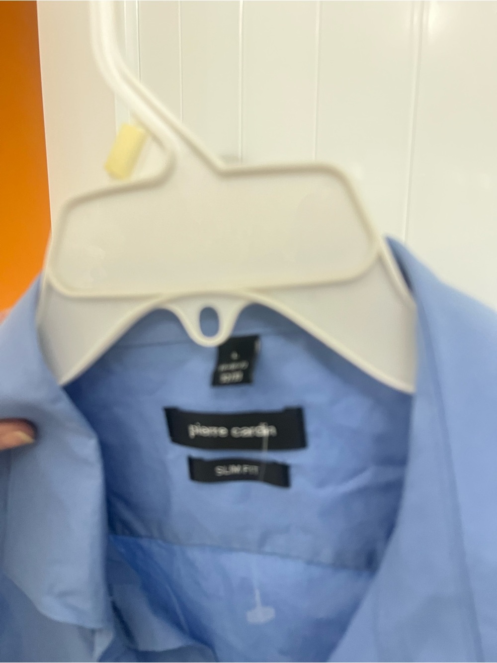 Pierre Cardin Light Blue Slim Fit Shirt - Classic Collar